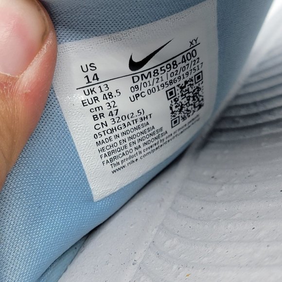 Nike Victori One Next Nature Mens 14 Blue Sandals Slides Casual DM8598-400 - Picture 7 of 12